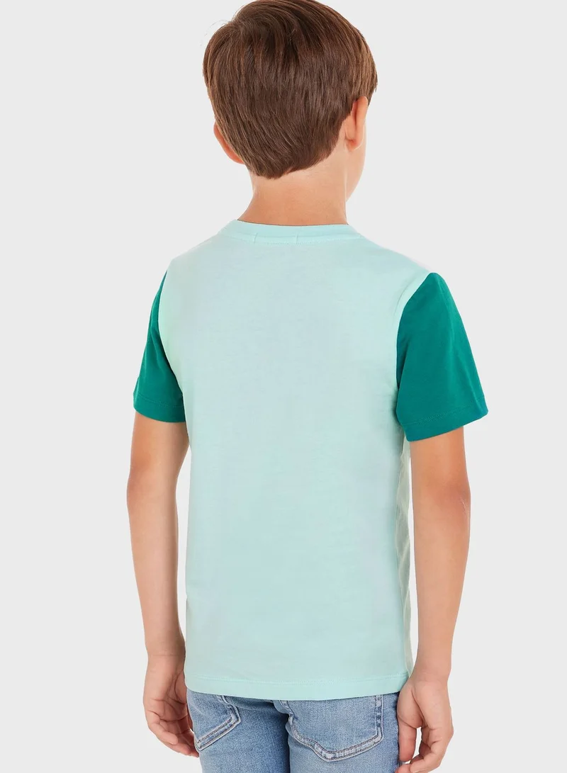 Calvin Klein Jeans Youth Color Block T-Shirt