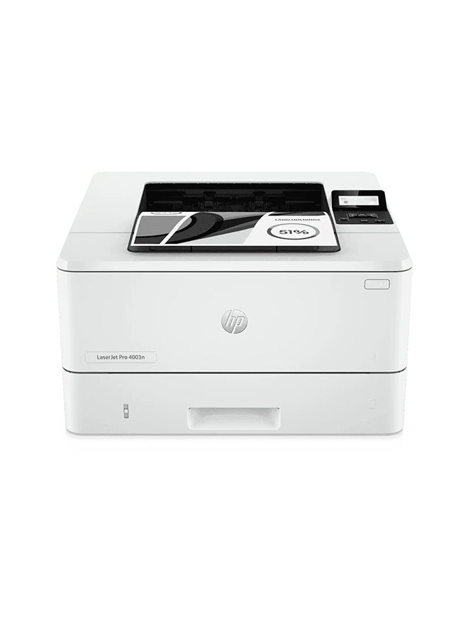 HP طابعة ليزر جت برو 4003n لون أبيض - Image 1