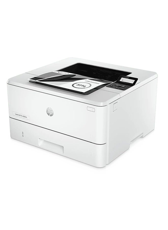 HP طابعة ليزر جت برو 4003n لون أبيض - Image 3