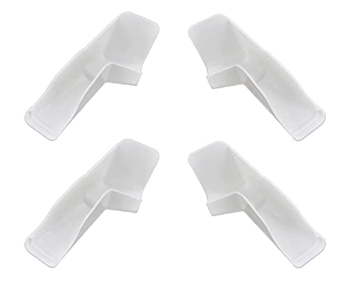 Wadoy RV Gutter Spouts with Extensions, RV Rain Gutter Spouts 2 Right & 2 Left, Universal RV Gutter Extensions - Directs Rainwater Away from The Sides of Your RV, Left and Right Side - Image 1