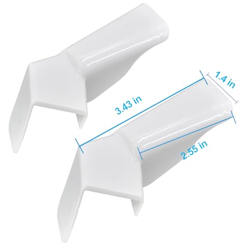 Wadoy RV Gutter Spouts with Extensions, RV Rain Gutter Spouts 2 Right & 2 Left, Universal RV Gutter Extensions - Directs Rainwater Away from The Sides of Your RV, Left and Right Side - Image 2