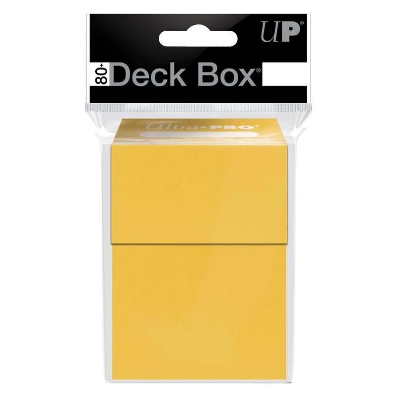 Ultra PRO Standard Deck Box, Yellow, 80-Cards - Image 2