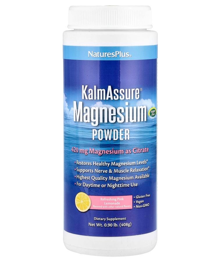 KalmAssure® Magnesium Powder Refreshing Pink Lemonade 0.9 lb (408 g)