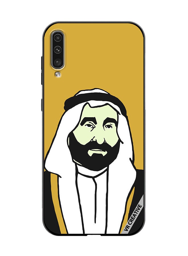 VR CREATIVE Protective Case Cover For Samsung Galaxy A50/A50s Sheikh Saqr Bin Mohammed Al Qasimi Design Multicolour - Image 1