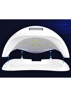 Sun Professional Gel Polish Led Nail Drying Lamp,Nail Dryer Sun X5 PlUS 54W Uv Led Nail Lamp For Professional Manicure Salon,Nails, Polish, Curing, Manicure, Pedicure,Nail Arts Tools, White  - Image 3