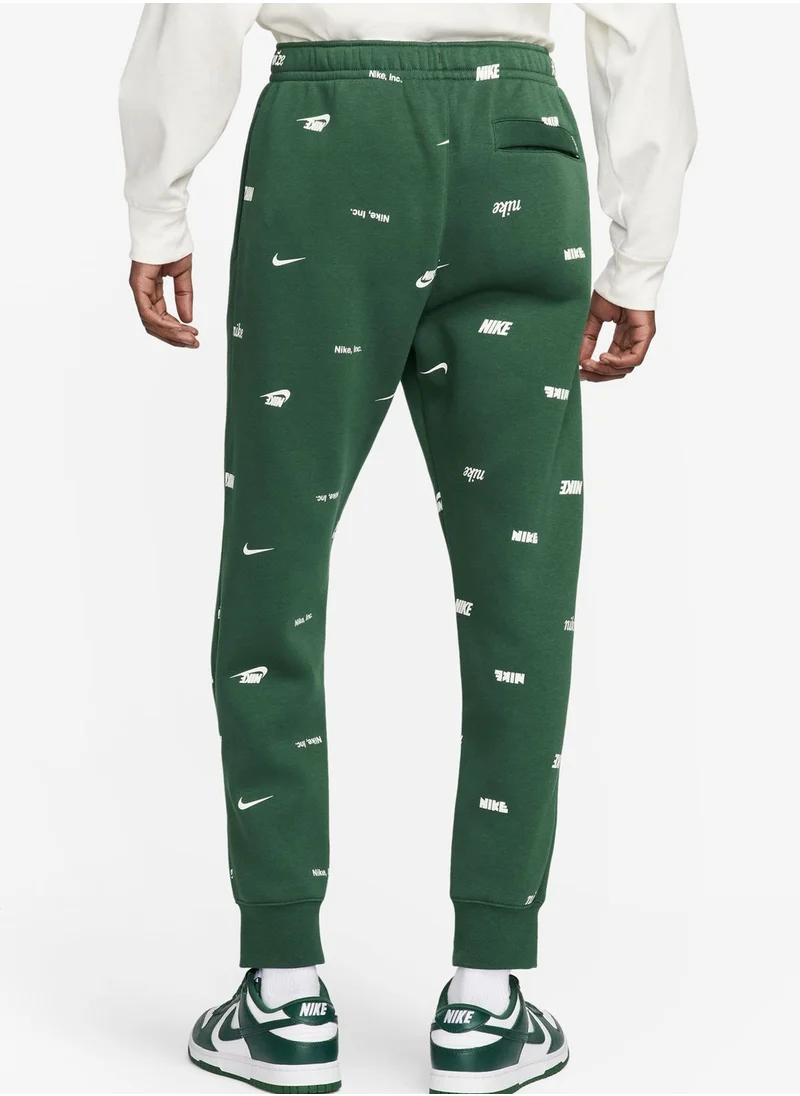 Nike Club+ All Over Printed Joggers