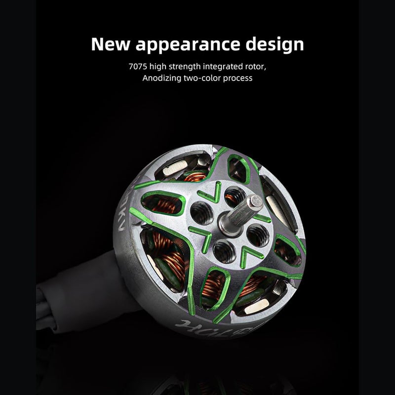 HGLRC Specter 1202.5 11000KV 1-2S Brushless Motor with 80mm Wire Without Plug for Micro Whoop Toothpick Drone - Image 2