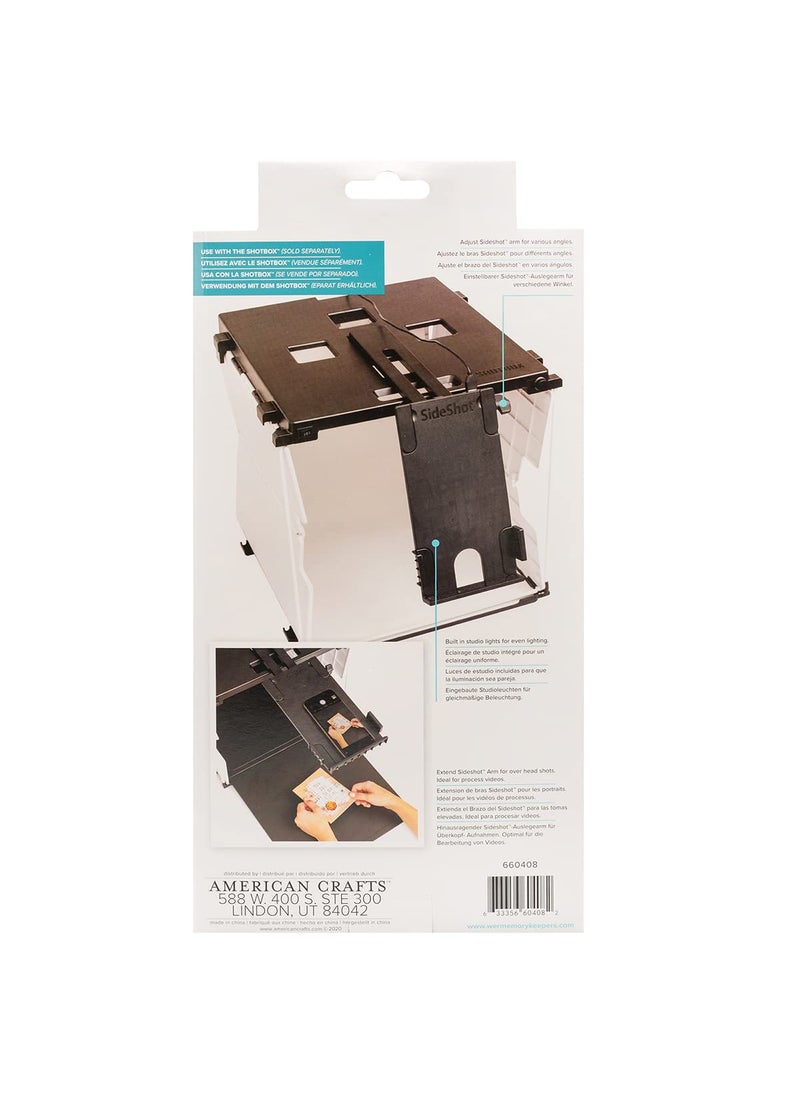 We R Memory Keepers We R Memory Keepers Shotbox Sideshot Camera Attatchment Tool, Create Professional Content from Home, for Overhead Shots, Angle Shots, and Process Videos, Photo Studio, Camera Equipment, Scrapbooking  - Image 2