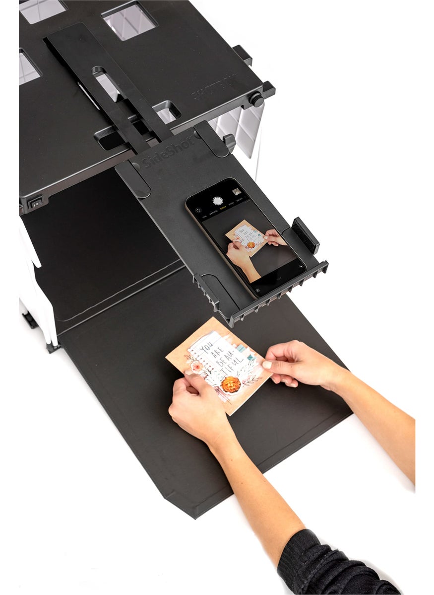 We R Memory Keepers We R Memory Keepers Shotbox Sideshot Camera Attatchment Tool, Create Professional Content from Home, for Overhead Shots, Angle Shots, and Process Videos, Photo Studio, Camera Equipment, Scrapbooking  - Image 4