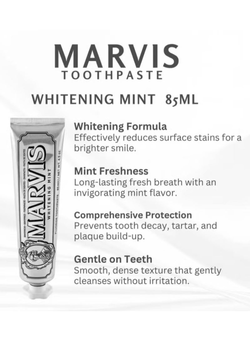 Marvis Mint Whitening Toothpaste - 85 ml - Image 2