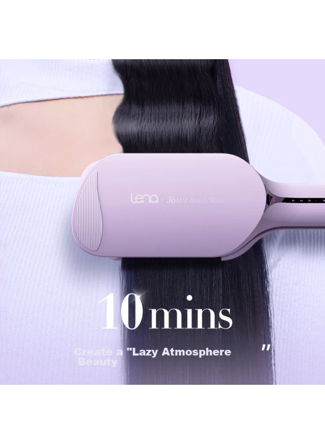 Lena Egg Roll Curling Iron, Egg Roll Bar, Egg Roll Clip 36mm, Egg Roll Cake Roll, French Egg Roll, Negative Ion Hair Straightener, Wavy Curling Iron, Hair Curling Tool Ln-s12 - Image 3