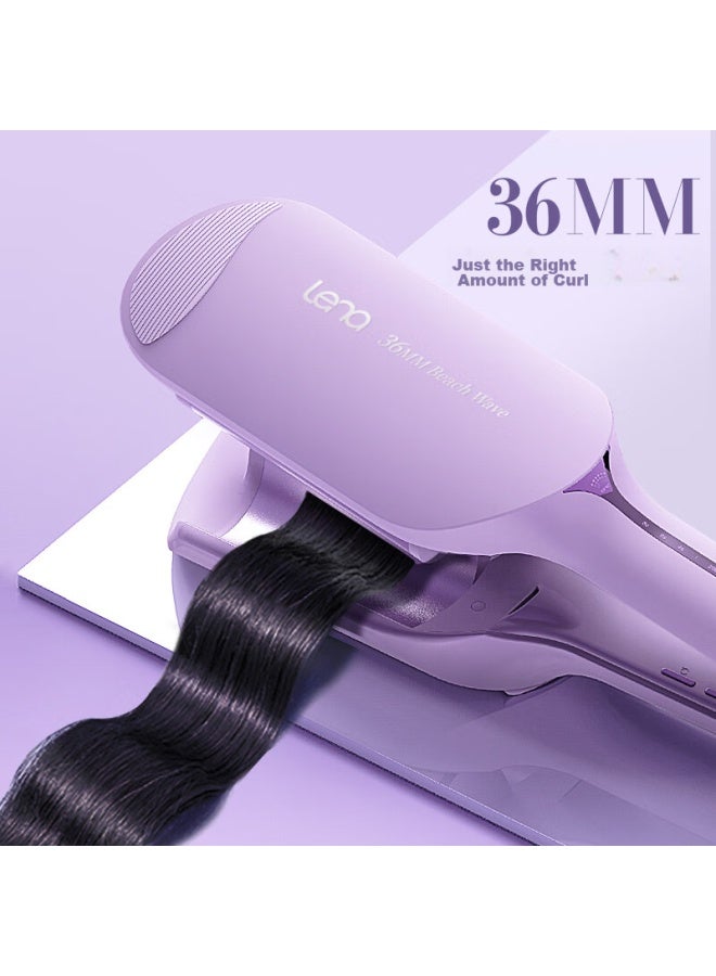 Lena Egg Roll Curling Iron, Egg Roll Bar, Egg Roll Clip 36mm, Egg Roll Cake Roll, French Egg Roll, Negative Ion Hair Straightener, Wavy Curling Iron, Hair Curling Tool Ln-s12 - Image 1