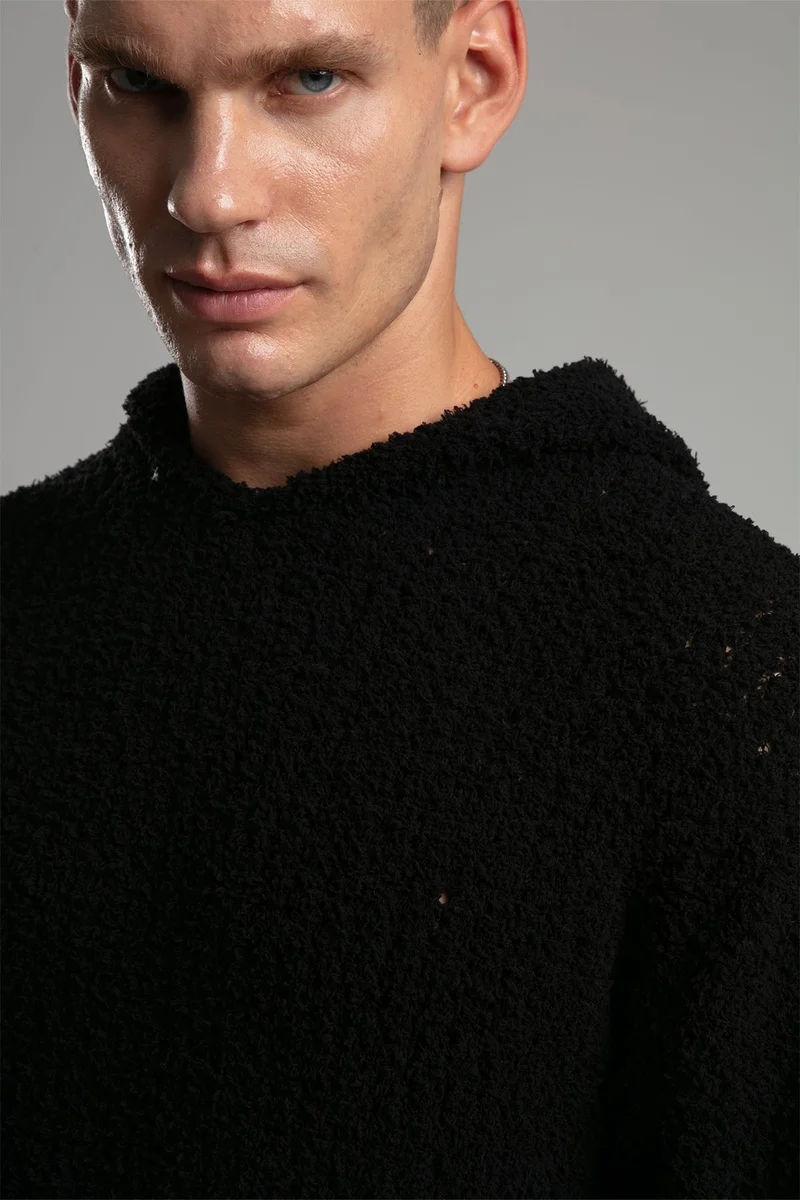 Catch Hooded Knit Sweater