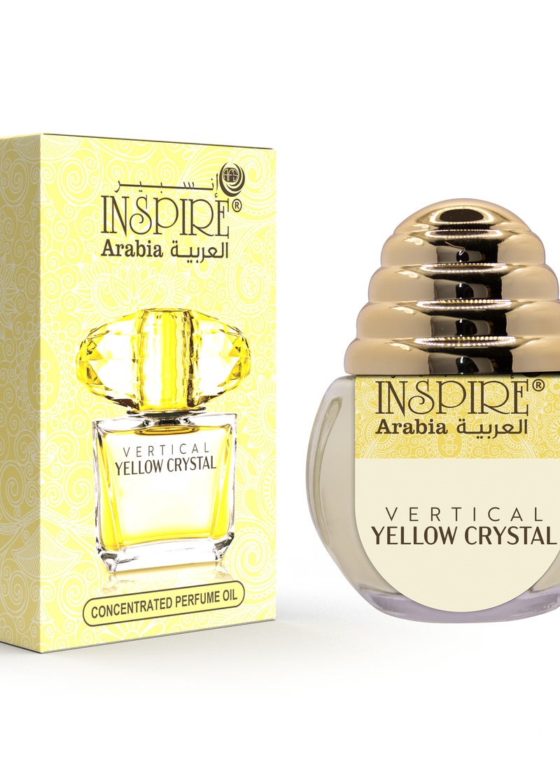 Inspire عطر كريستال أصفر رول أون 20 مل عطر مركز - Image 1