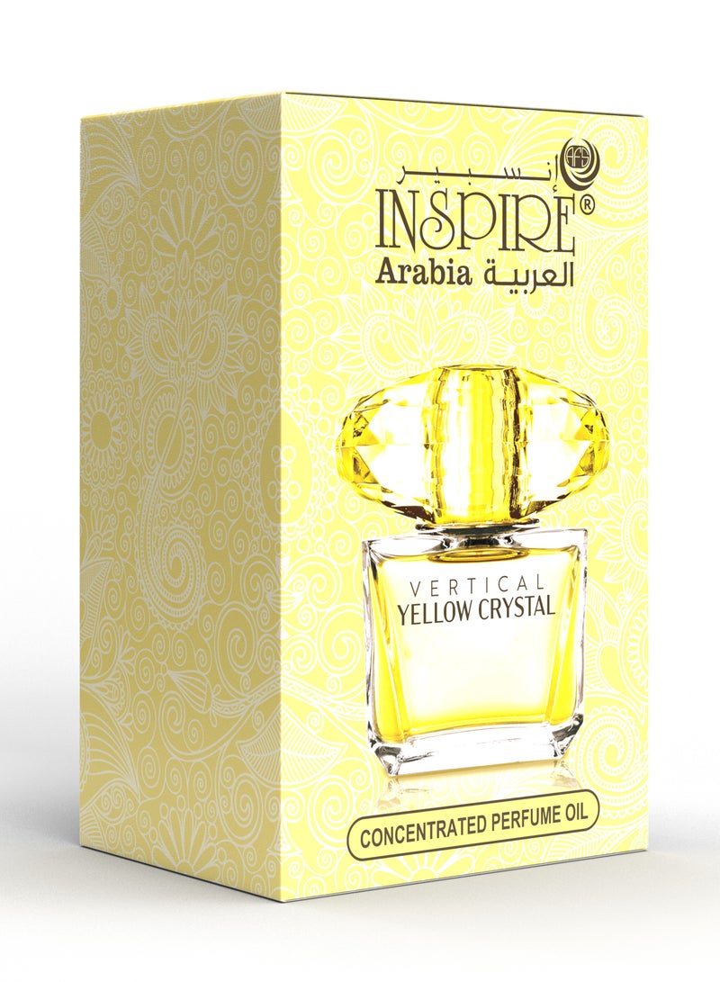 Inspire عطر كريستال أصفر رول أون 20 مل عطر مركز - Image 2