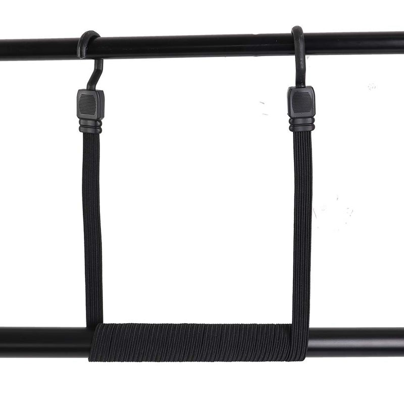 Xstrap Standard 2Pk 77 Inch Flat Bungee Cord Heavy Duty Adjustable Long Straps With Hooks For Hand Truck, Camping, Motorcycle, Cars, Bikes, Luggage Rack (Black) - Image 3