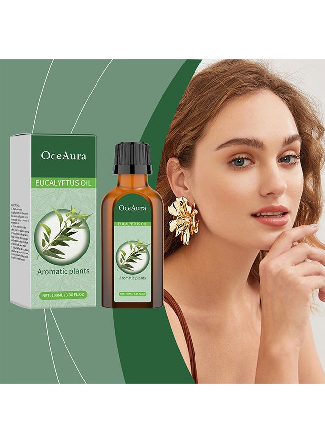 OceAura OCEAURA Eucalyptus Body Oil, gentle moisturizing, refreshing aroma, soothing and relaxing local massage - Image 2