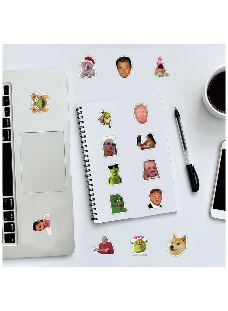 100Pcs Funny Meme Vinyl Stickers Pack DIY Vine Stickers For Laptop Phone Water Bottles Computer