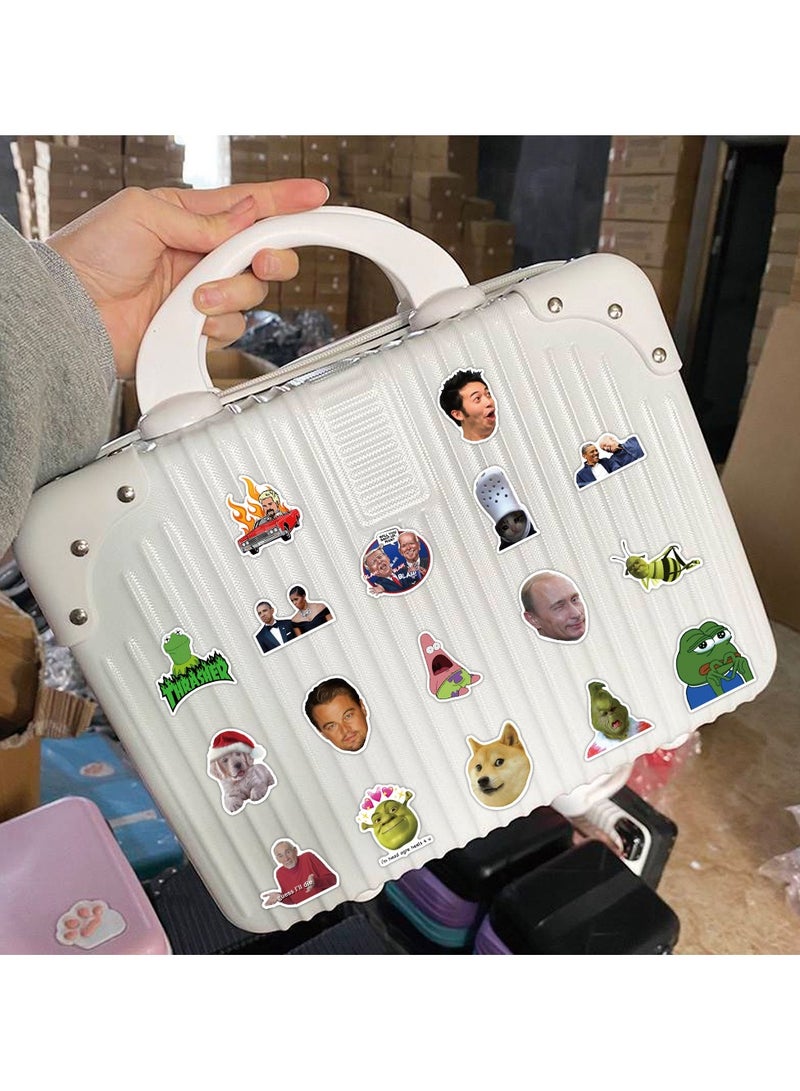 100Pcs Funny Meme Vinyl Stickers Pack DIY Vine Stickers For Laptop Phone Water Bottles Computer