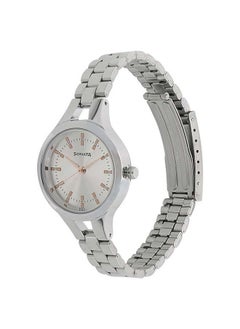 Sonata Round Shape Stainless Steel Analog Wrist Watch 8151SM01 28mm Silver  - Image 1
