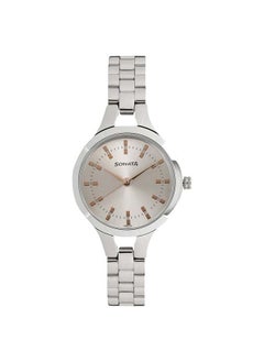 Sonata Round Shape Stainless Steel Analog Wrist Watch 8151SM01 28mm Silver  - Image 5