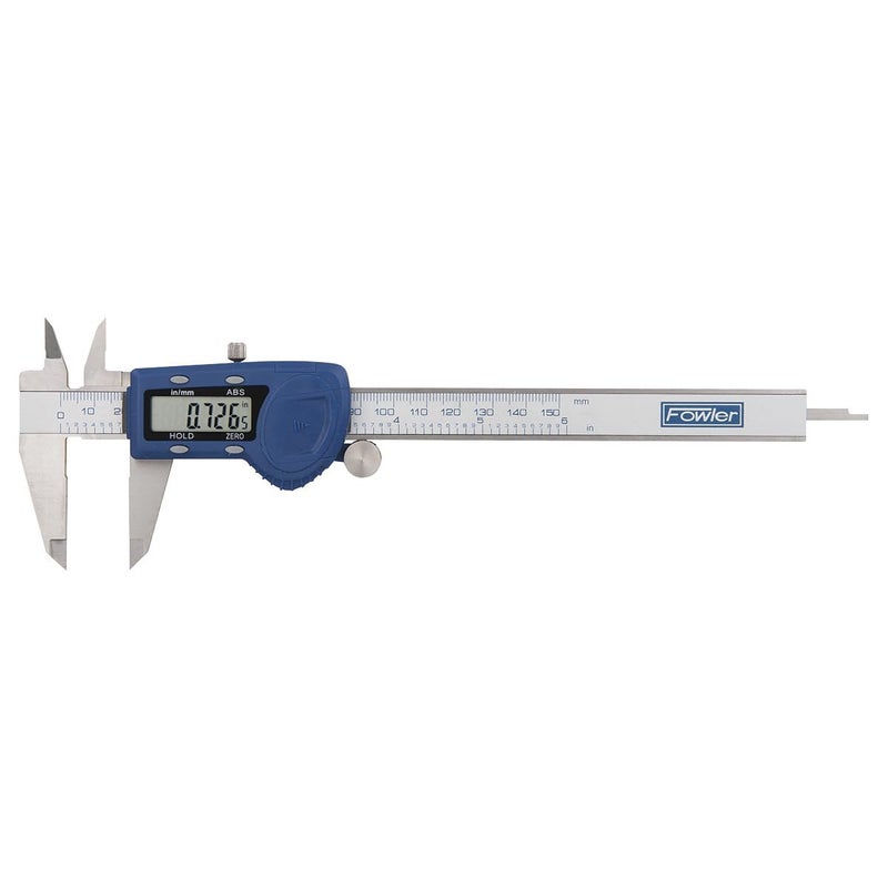 Fowler 54-101-150-2, Xtra-Value Cal Digital Caliper With 0-6"/150MM Measuring Range,Blue - Image 1