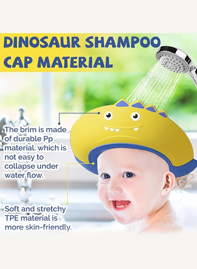 Baby Shower Cap Shield for Kids Bath Visor for Toddlers Shampoo Silicone Adjustable Visor Hat for Eye and Ear Protection for 1-9 Years Makes the Baby Bath More Fun - Image 5