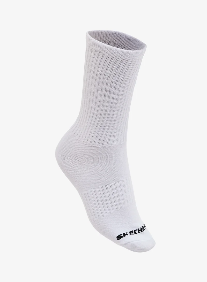 SKECHERS  3 Pack Non-Terry Crew Socks  | Best Price UAE