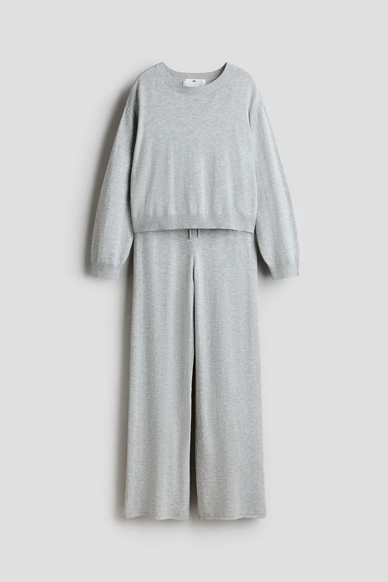 اتش اند ام طقم مصمم بحياكة ناعمة - عبوة من قطعتين