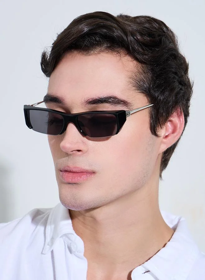 Styli Black Square Frame Sunglasses