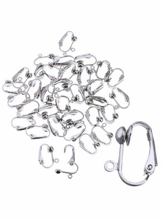 Clip-on Earring Converter, Earring Clip Backs Non-pierced Earring Findings Dangle Earring Clips with Easy Open Loop and Silicone Earring Pads for None Pierced Ears - pzsku/Z6B0C789A533B739A11CBZ/45/_/1695822932/bc683c2b-51d5-4312-8f48-cc20df0b1518
