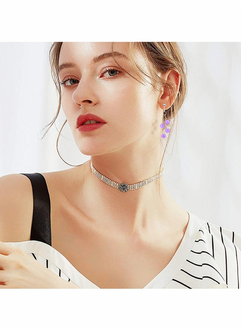 Excefore - Clip-on Earring Converter, Earring Clip Backs Non-pierced Earring Findings Dangle Earring Clips with Easy Open Loop and Silicone Earring Pads for None Pierced Ears - Image 1