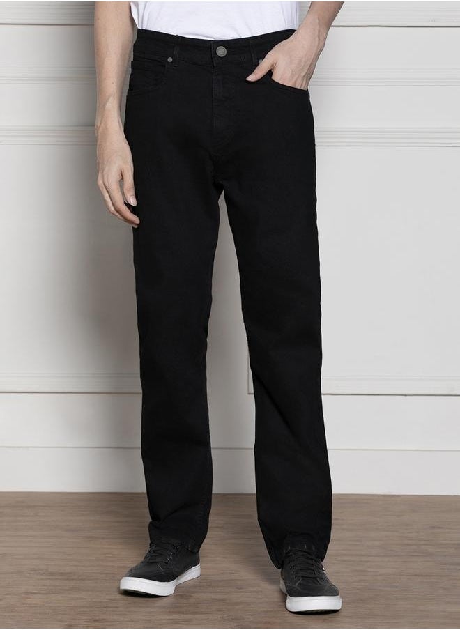 Dennis Lingo Men’s Relaxed Fit Black Jeans – Classic and Durable  - Image 3