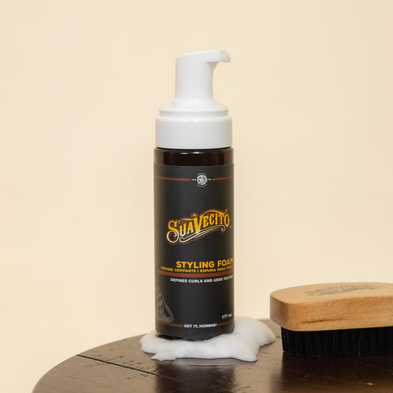 Suavecito Styling Foam Mousse Defining Curls, Adds Shine, Creates Texture for Voluminous Hair - Sulfate Free, Gluten Free, Paraben Free - Image 2