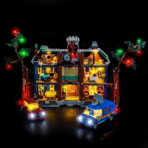 Hilighting Upgraded Led Light Kit Compatible with Lego Stranger Things The Creel House Building Set Lights Decoration Compatible with Lego 11370 Best Gifts for Adults Model Not Included - Image 5