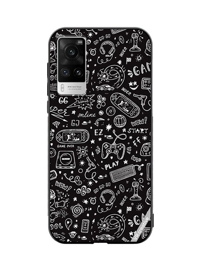 VR CREATIVE Protective Case Cover For Vivo X60 Pro Layer Design Multicolour - Image 1