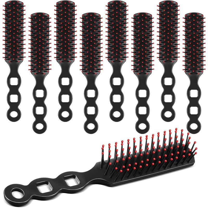 60 Pcs Bulk Hair Brushes for Homeless Disposable Hair Brushes Anti Static Bristles Brush for Shelter Hotel Nursing Home Charity Church 75 x 14 Inch