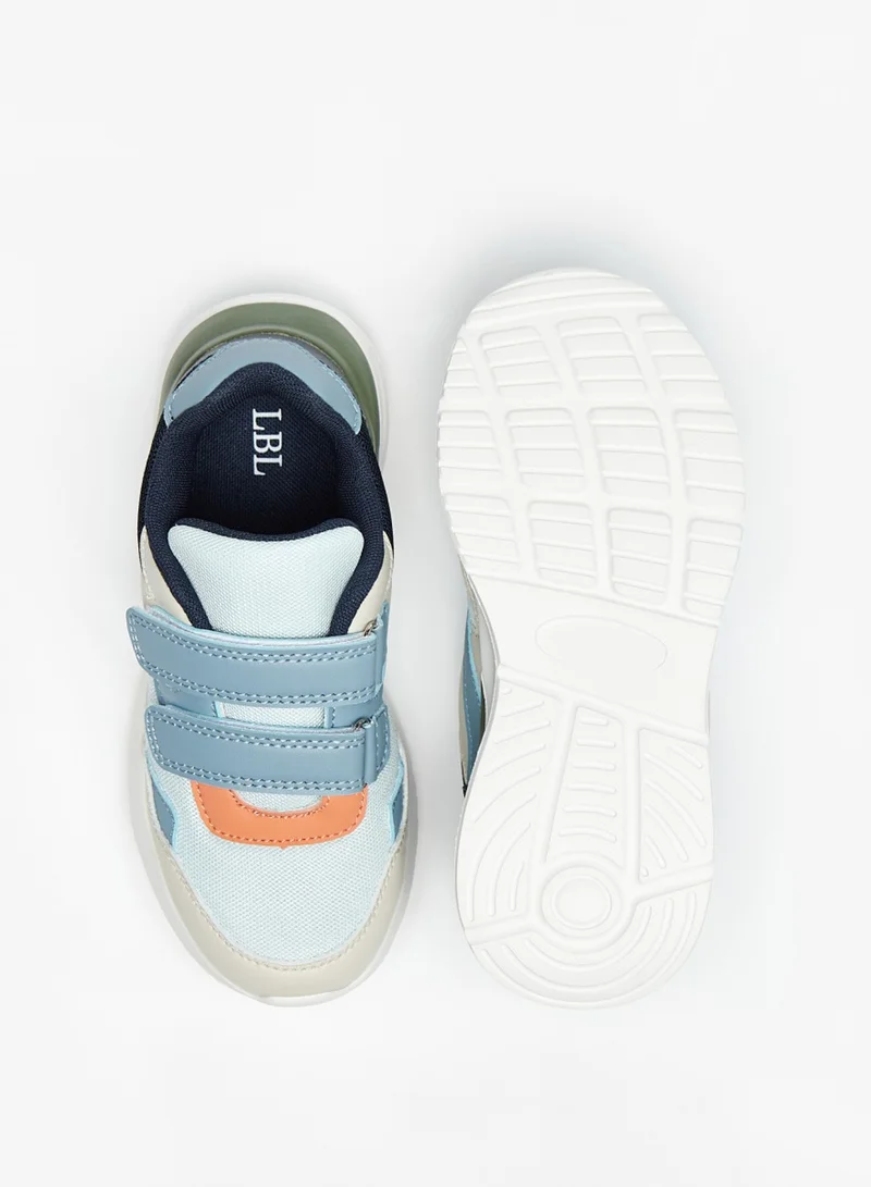 LBL by Shoexpress Boys Colourblock Casual Sneakers With Hook And Loop Closure By Shoexpress