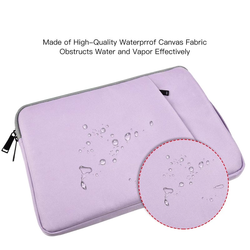 iKammo 13 Inch Laptop Sleeve Case for 13-inch New MacBook Air M5 A3449 M4 A3240 2025 2026,13 13.6 Inch MacBook Air 13 M3/M2/M1 2020-2024, Computer Carrying Bag with Handle, Purple - Image 5