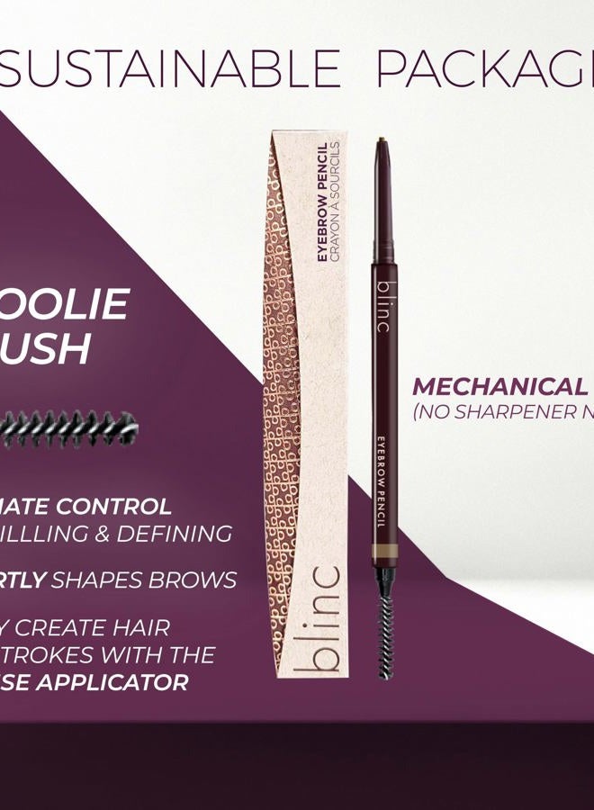 blinc Blinc Eyebrow Pencil, Dual-Sided Precise, Fine Tip Eyebrow Pencil with Vitamins C & E, Natural Finish, Long-Wearing, Water-Resistant, Vegan, Gluten-Free & Cruelty-Free, Blonde, 0.09g/0.003 Oz.  - Image 4
