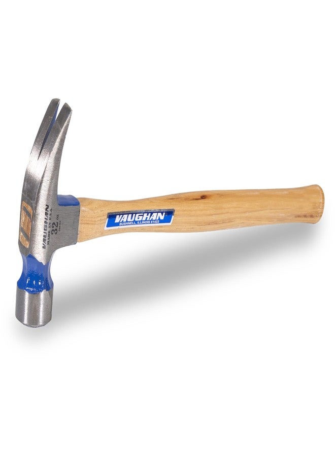 VAUGHAN Hickory Handle 999 Series Framer Hammer, 32 oz Milled Face, Made In The USA, 707M, VN10720 - Image 1