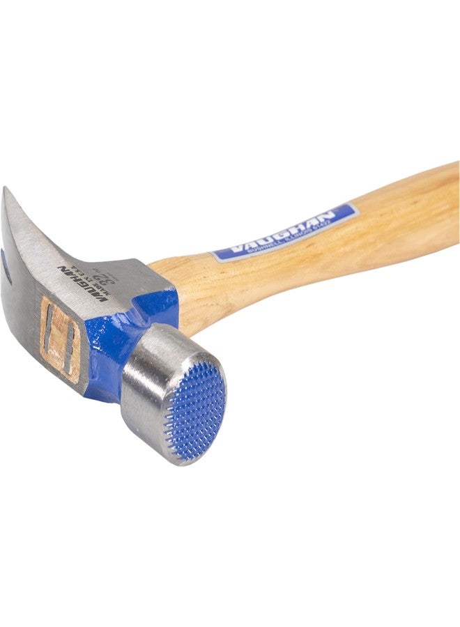 VAUGHAN Hickory Handle 999 Series Framer Hammer, 32 oz Milled Face, Made In The USA, 707M, VN10720 - Image 3