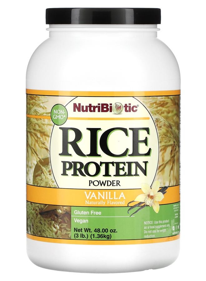 Rice Protein Powder Vanilla 3 lb (1.36 kg)