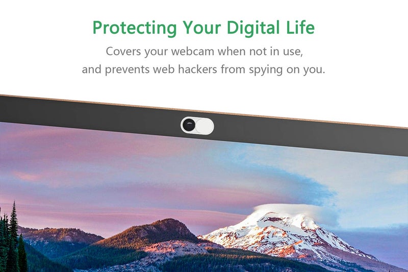 CloudValley Webcam Cover Slide, 0.023 Inch White, Web Camera Cover for MacBook Pro, MacBook air, Laptop, iMac, Desktop, PC, iPad, iPhone 8/7/6 Plus, Privacy Protection, Ultra-Thin[2 Packs] - Image 4