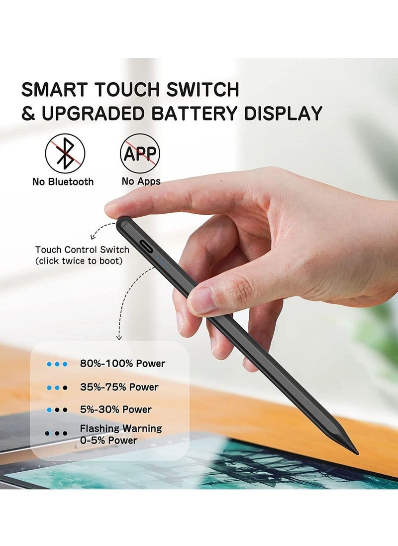 BGM Precision Stylus Pen with Palm Rejection, Compatible with Apple iPad 6th to 8th Generation (2018-2020), Fine Tip, No Lag, High Sensitivity, Perfect for Writing, Drawing  - Image 3