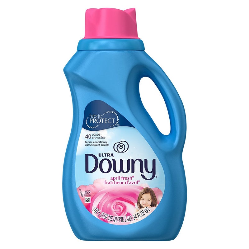 Downy Ultra Laundry Fabric Conditioner Liquid (Fabric Softener), April Fresh, 40 Loads 34 Fl Oz - Image 1