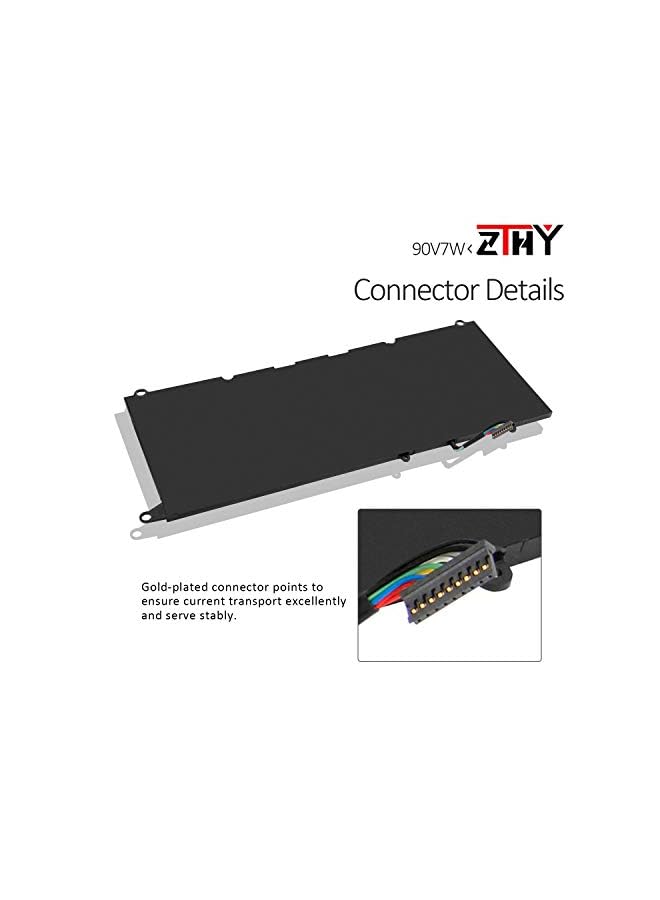 ZTHY 56Wh 90V7W Laptop Battery Replacement For Dell Xps 13 9343 9350 Ultrabook P54G P54G001 P54G002 13D 9343 13D-9343-1808T 13D-9343-350 13D-9343-3708 13-9350-D1708 13-9350-D1608 5K9Cp Din02 - Image 4