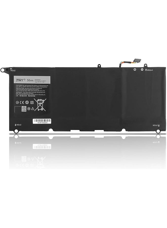 ZTHY 56Wh 90V7W Laptop Battery Replacement For Dell Xps 13 9343 9350 Ultrabook P54G P54G001 P54G002 13D 9343 13D-9343-1808T 13D-9343-350 13D-9343-3708 13-9350-D1708 13-9350-D1608 5K9Cp Din02 - Image 1