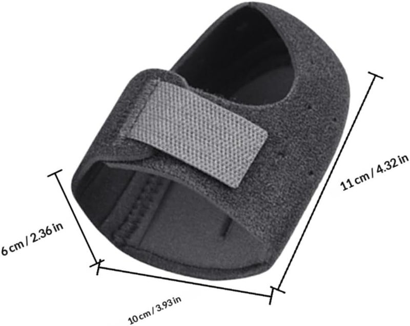 IMIKEYA Silicone Heel Cushion Sleeve Adjustable Soft Anti-Friction Heel Pads for Sports and Foot Protection Large Size for Men and Women - Image 2