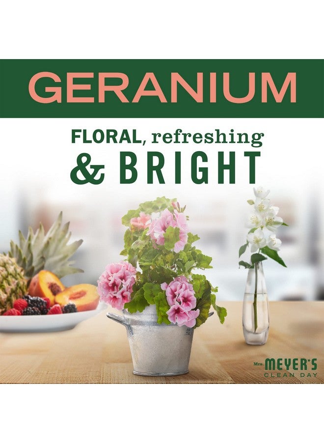 Mrs. Meyer's Clean Day Hand Soap Made With Essential Oils Biodegradable Formula Geranium 12.5 Fl. Oz Pack Of 3 - Image 3